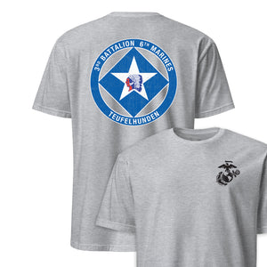3rd Battalion 6th Marines Back Print T-Shirt