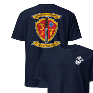 3rd Battalion 7th Marines Back Print T-Shirt