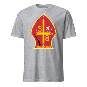 3rd Battalion 8th Marines T-Shirt in Grey - USMC unit tee