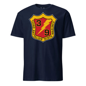 3rd Battalion 9th Marines T-Shirt in Navy - USMC unit tee