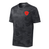 Camohex 3rd Division Left Chest Performance T-Shirt - CAMOHEX IRON GREY