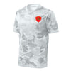 Camohex 3rd Division Left Chest Performance T-Shirt - CAMOHEX WHITE