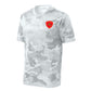 Camohex 3rd Marine Division Performance T-Shirt in White - USMC unit tee