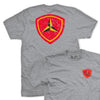 3rd Division T-Shirt - HEATHER GREY