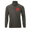 3rd Division Performance Quarter Zip Pullover - CHARCOAL