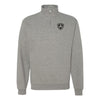 3rd Division Subdued Quarter Zip Sweatshirt - Grey