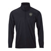 3rd Division Subdued Performance Quarter Zip Pullover - BLACK