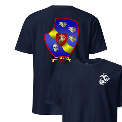 3rd Light Armored Reconnaissance Battalion Back Print T-Shirt