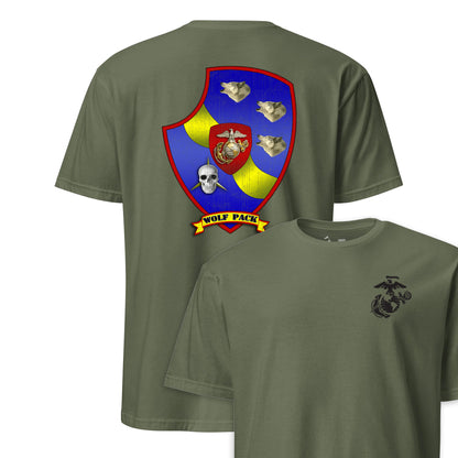 3rd Light Armored Reconnaissance Battalion Back Print T-Shirt