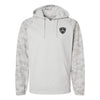 3rd Division Subdued Camo Fleece Performance Hooded Sweatshirt - GREY