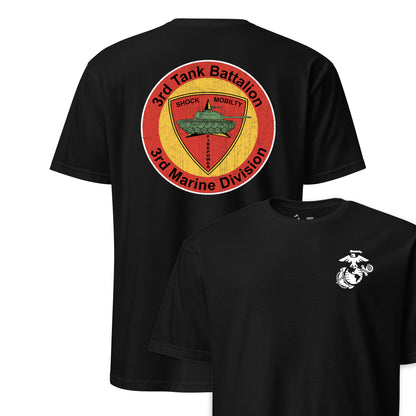 3rd Tank Battalion Back Print T-Shirt