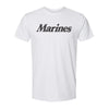 Marine Script Performance T-Shirt - WHITE