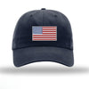 American Flag Unstructured Hat - NAVY