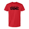 USMC Semper Fidelis Performance T-Shirt - RED