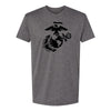 Eagle Globe and Anchor Full Chest Performance T-Shirt - H GREY