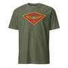 3rd Airwing Custom T-shirt- Leatherneck For Life - OD Green