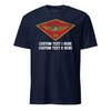 3rd Airwing Custom T-shirt- Leatherneck For Life - Navy
