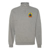 3rd Amphibian Assault Battalion Quarter Zip Sweatshirt - Heather Grey