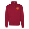 3rd Combat Engineer Battalion Quarter Zip Sweatshirt - Red