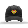 3RD Airwing Unstructured Hat - Black - BLACK