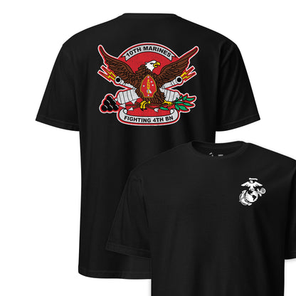 4th Battalion 10th Marines Back Print T-Shirt
