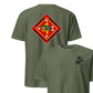 4th Assault Amphibian Battalion Back Print T-Shirt