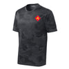 Camohex 4th Division Left Chest Performance T-Shirt - CAMOHEX IRON GREY