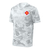 Camohex 4th Division Left Chest Performance T-Shirt - CAMOHEX WHITE