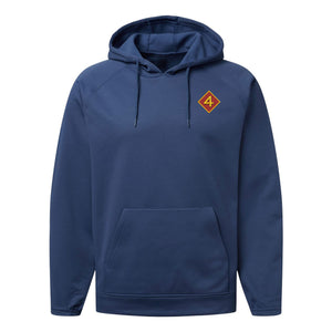 4th Division Performance Fleece Hooded Sweatshirt