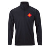 4th Division Performance Quarter Zip Pullover - BLACK