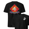 4th Recon Battalion Back Print T-Shirt - BLACK