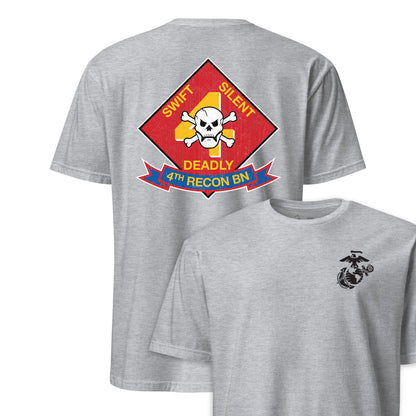 4th Recon Battalion Back Print T-Shirt
