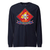 4th Recon Battalion Long Sleeve T-Shirt - NAVY