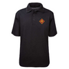 4th Divison Performance Polo Shirt - BLACK