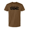 USMC Semper Fidelis Performance T-Shirt - COYOTE BROWN