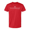 Be Polite Mattis Quote Performance T-Shirt - RED