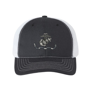 USMC Flag Structured Trucker