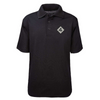 4th Division Subdued Performance Polo Shirt - BLACK