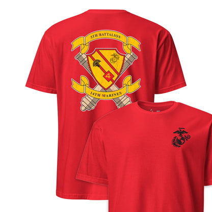 5th Battalion 14th Marines Back Print T-Shirt