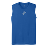 Eagle Globe & Anchor- Silver Logo Sleeveless Performance Shirt - ROYAL