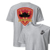 5th Tank Battalion Back Print T-Shirt - HEATHER GREY