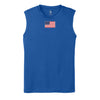 Amercian Flag Sleeveless Performance Shirt - ROYAL