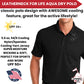 Leatherneck For Life Aqua Dry WWII Vintage Performance Polo Shirt