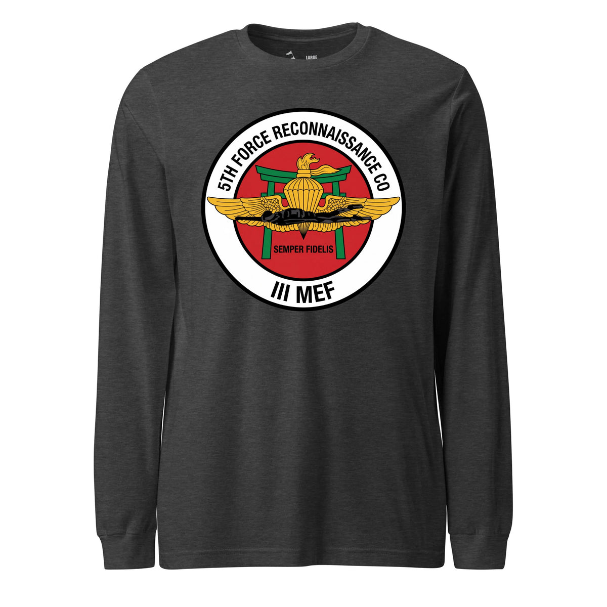 5th Force Recon — Charcoal Heather