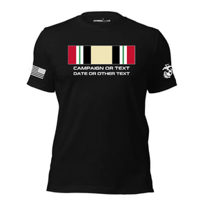 Operation Iraqi Freedom Campaign Ribbon Custom T-Shirt