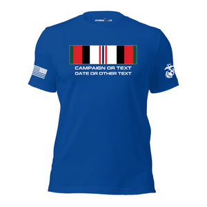 Operation Enduring Freedom Campaign Ribbon Custom T-Shirt