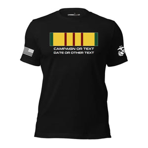 Vietnam Service Ribbon Custom T-Shirt