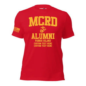 MCRD Alumni Parris Island Custom T-Shirt