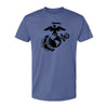 Eagle Globe and Anchor Full Chest Performance T-Shirt - H ROYAL