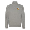 6th Marine Recruiting District Quarter Zip Sweatshirt - Heather Grey